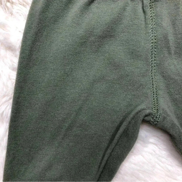 Child Of Mine By Carter’s Sweatpants Green / Brown Fox Size 0-3 Months - Picture 4 of 16